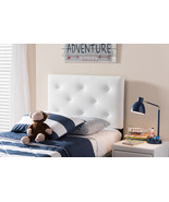 Becker White Faux Leather Upholstered Twin Size Headboard  - $104.00