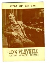 Playbill Apple of His Eye 1946 Walter Huston Tom Ewell  - $14.83