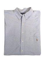 Ralph Lauren Mens Classic Fit Iconic Oxford Blue Polo Shirt 2XLT TALL - £35.61 GBP