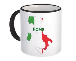 Italy Home MAP Flag : Gift Mug Italian Wine Epat Country Pride - £12.74 GBP