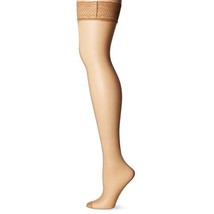 Dim Women&#39;s UP VOILE BAS 15 DEN Hold-up Stockings, Beige (Ambre), X-Larg... - £17.28 GBP