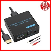 Multi-Mode HDMI Audio Extractor - High Quality 4K Splitter with DTS Support - $30.06