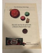 1989 Reese’s Peanut Butter Cups Christmas Vintage Print Ad Advertisement... - £6.28 GBP