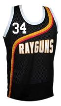 Paul Pierce #33 Roswell Rayguns Basketball Jersey Sewn Black Any Size image 4