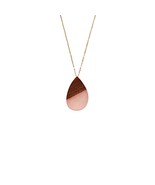 Wood Resin Necklace. Wooden Teardrop Necklace. Resin Teardrop Necklace. ... - £27.52 GBP