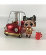 L.O.L. Surprise Lunar New Year Golden B.B. Doll Metallic Cozy Coupe Car ... - $31.07 CAD