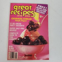 Vintage Great Recipes Cherries Jubilee Cooking May 1983 - $11.35