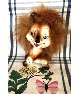 Vintage Kitsch Anthropomorphic Lion Plush Mane Porcelain 4&quot; Tall Marked ... - $467.49 MXN