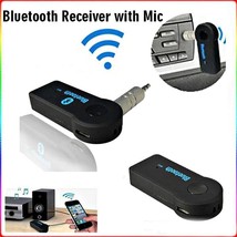Handfree Car Bluetooth Music Receiver Universal 3.5mm Streaming A2DP Wir... - £21.18 GBP