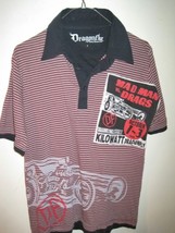 Dragonfly Clothing Company SPEED RACER Drag Race Theme Polo shirt Sz Small - $30.00