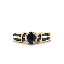 14k Yellow Gold Size 7.75 Sapphire Ring 3.0g - $4,900.00