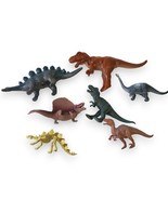 Vintage Dinosaur Figure Lot of 7 -  6-9&quot; Realistic T-Rex Brachiosaurus +... - $227.89 MXN