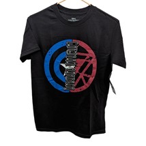 Red Chapter Marvel Civil War Iron Man Captain America Black Mens T Shirt... - $29.99