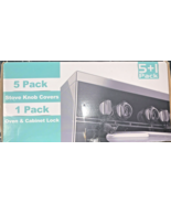 5 Pack Clear Stove Knob Safety Covers - Child Proof Lock for Kids Toddle... - $186.17 MXN