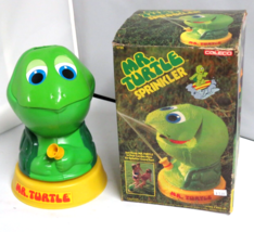 Vintage Mr. Turtle Rotating Sprinkler 1980 Coleco Lawn Toys Original Box - $904.57 MXN