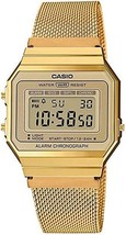 Casio A700WEMG-9AEF Retro Unisex Gold Chronometer Watch - £78.34 GBP