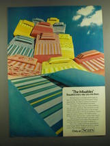 1972 Sears Mixables Linens Ad - The Mixables beautiful every way you mix them - $18.49
