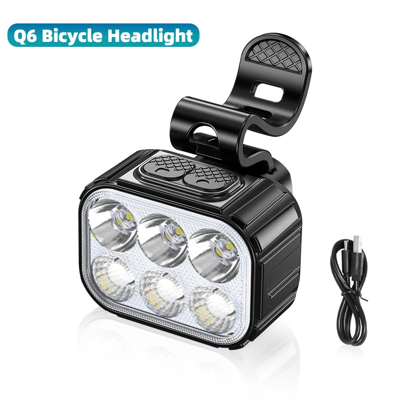 Bike Headlight&amp;Taillight Lightweight And Bright Rear Light Type-C USB Charging M - £87.54 GBP