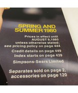 Sears catalog Spring And Summer 1980 Canadian Cover Excellent Prop Or Re... - £40.91 GBP