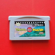 Shrek &amp; Shark Tale 2 in 1 Nintendo Game Boy Advance Video Authentic Harder Find! - $74.77