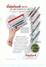 Esterbrook Pen Company Magazine Ad 1953 Choice of Points for Every Writer - $11.88
