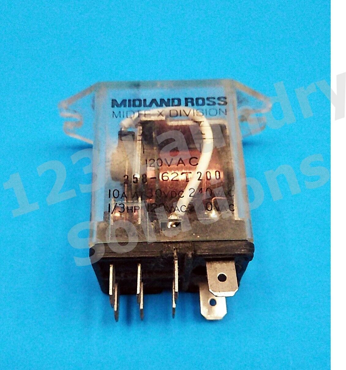 Washer Relay & Extract 120VAC for Dexter P/N: 5192-285-001 [Used] ~ - $49.80