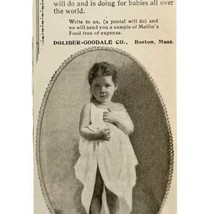 Mellin&#39;s Baby Food Naomi 1897 Advertisement Victorian Doliber Goodale ADBN1A2 - £11.21 GBP