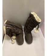 Totes Kids Boots Girls Shoes Brown Waterproof Winter Thermolite - €23,32 EUR