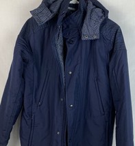 Under Armour Jacket ColdGear Hooded Insulated Coat Navy Blue Men’s Small - $39.99