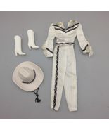 Vintage 1980&#39;s Barbie Doll Wearing Western Winking Cowgirl Outfit Jumpsuit - $26.24 CAD