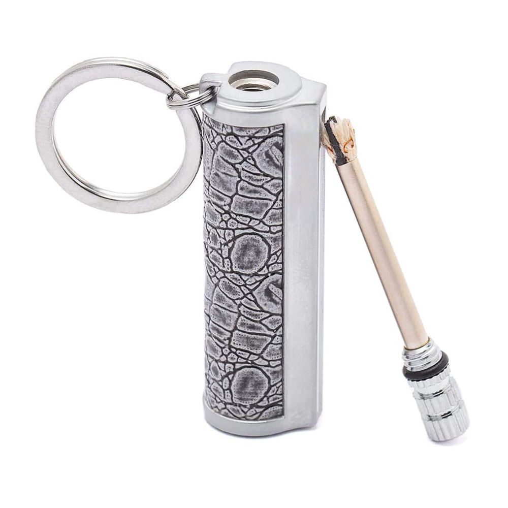 PU Leather Million Match Kerosene Matchstick Lighter (unfilled, random c... - $18.95