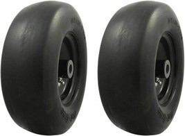 2 Flat Free Tires For Toro TimeCutter SS 4235 Cub Cadet 50 Troy-Bilt Mus... - £82.55 GBP