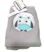 Garanimals Gray And Mint Owl Baby Boy Girl Fleece Baby Blanket New With ... - £22.21 GBP