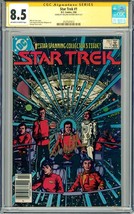 William Shatner SIGNED CGC SS 8.5 Star Trek #1 DC Kirk ~ George Perez Cover Art - £236.85 GBP