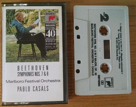 (I) Beethoven Symphonies No. 7 &amp; 8 - Marlboro Festival - Music Cassette Tape - £3.69 GBP