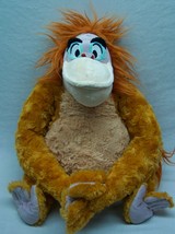Disney Store Jungle Book Nice Soft King Louie Orangutan 12&quot; Plush Stuffed Animal - £19.45 GBP
