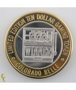 Slot Machine Colorado Belle Casino Gaming Token .999 Silver Ltd Edition - $92.45 CAD