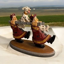 DAVID FRYKMAN 1999 &quot;THE FIREFIGHTER&quot; WITH DALMATION DOG 5.5&quot; FIGURINE  *... - $26.53