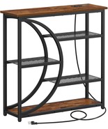 Snughome Entryway Table, Console Table With Charging Station, Industrial... - $101.80 CAD