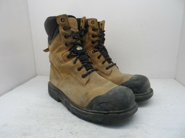 DAKOTA Men&#39;s 8&quot; Steel Toe Steel Plate Quad Comfort Work Boots 8522 Wheat... - $518.45 MXN