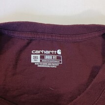 Carhartt K231 PRT Loose Fit Mens 3XL Tall Red Cotton Long Sleeve Graphic T-Shirt image 4