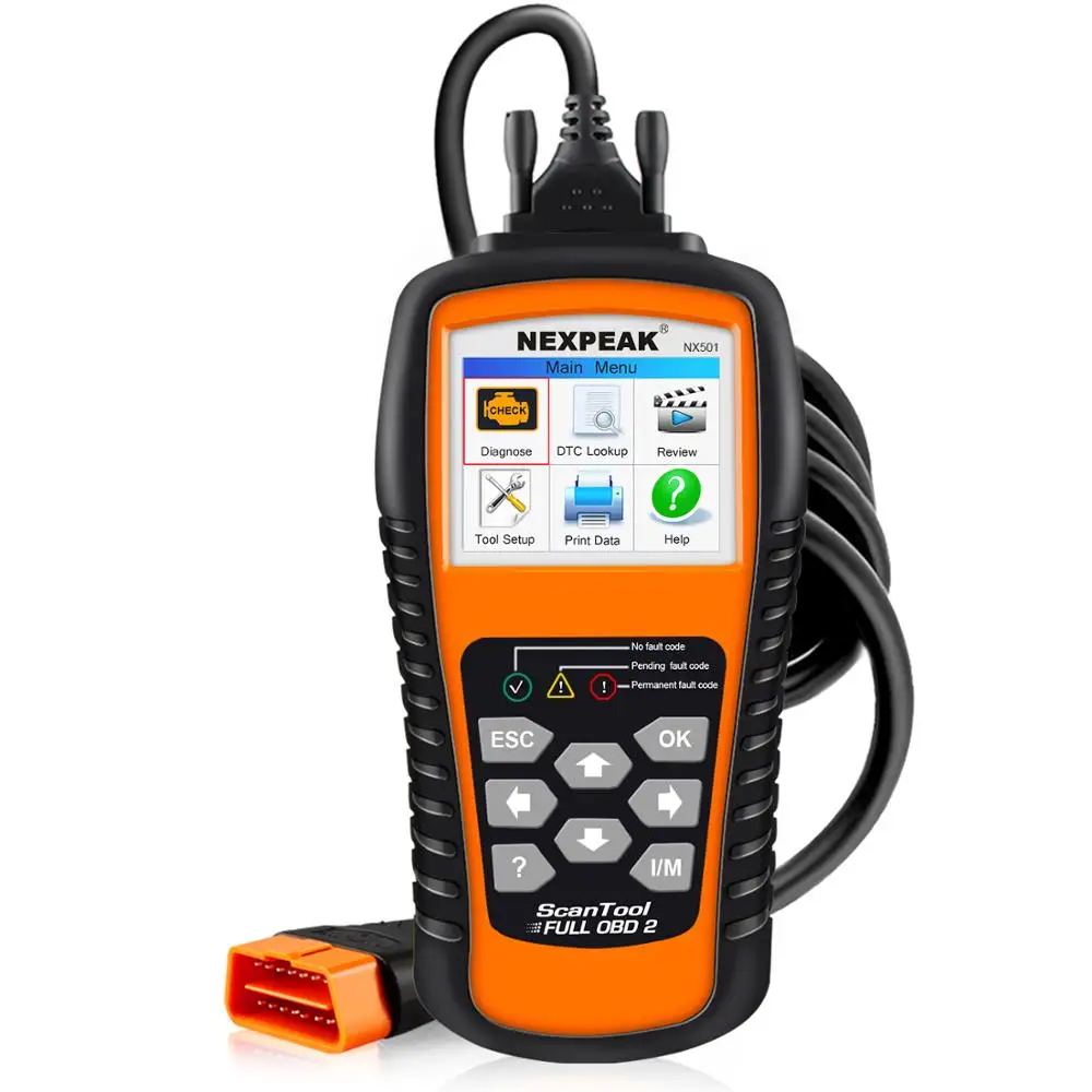 2023 New OBD2 Car Scanner Full Obd 2 Auto Diagnostic Scanner NEXPEAK NX501 Odb A - £108.13 GBP