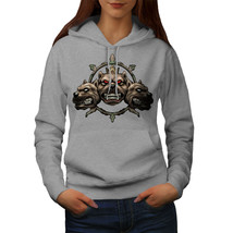 Wellcoda Angry Pitbull Squad Dog Womens Hoodie,  Casual Hooded Sweatshirt - £29.05 GBP