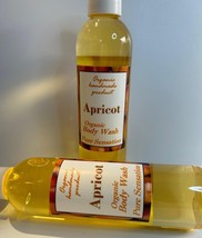 Apricot Organic Body Wash /  Natural Daily Moisturizer  / Shower Gel. - £11.95 GBP