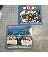 Vintage Houston Oilers Calendar 1980/81 &amp; 1981/82 Good Condition - $657.12 MXN