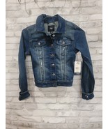 Girls YMI Size Small Jean Denim Jacket Classic Fit Youth S NWT $44 18&quot; L... - $572.04 MXN