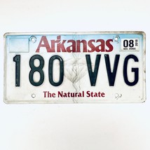 2018 United States Arkansas Natural State Passenger License Plate 180 VVG - $225.61 MXN