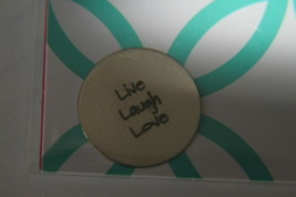 Origami Owl Living Locket Plates Medium (New) Live Laugh Love - Silver - £9.33 GBP
