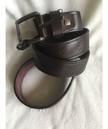 Zanzara Men&#39;s Leather brown Color Belt ZZ1004T NEW $125 sz 38 - $839.56 MXN