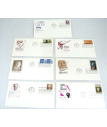 FDC Farnam Famous Americans Cachet 1st Day Issues Lot of 7 Crockett Boon... - £7.44 GBP